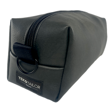 Load image into Gallery viewer, Black Leatherette Dopp Kit