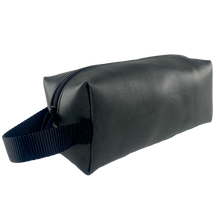 Load image into Gallery viewer, Black Leatherette Dopp Kit