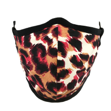 Load image into Gallery viewer, Animal Print Red - Namaske Style Face Mask