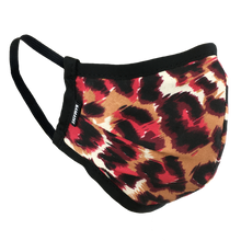 Load image into Gallery viewer, Animal Print Red - Namaske Style Face Mask