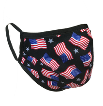 Load image into Gallery viewer, American Flags - Namaske Style Face Mask