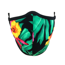 Load image into Gallery viewer, Namaske Reusable Face Masks with Hawaiian Flower Print