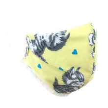 Load image into Gallery viewer, Kittens Yellow - Namaske Style Face Mask