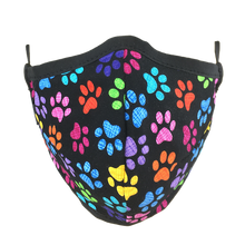 Load image into Gallery viewer, Rainbow Pawsitive - Namaske Style Face Mask