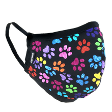 Load image into Gallery viewer, Rainbow Pawsitive - Namaske Style Face Mask