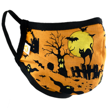 Load image into Gallery viewer, Happy Halloween - Namaske Style Face Mask