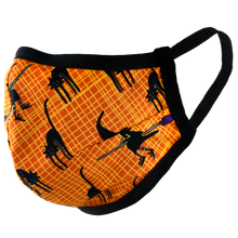 Load image into Gallery viewer, Witch And Cat - Namaske Style Face Mask