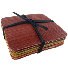 Load image into Gallery viewer, Fire Hose Coasters "Napa" - Mixed Colors