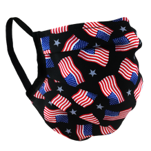 Load image into Gallery viewer, American Flags - Surgical Style Face Mask