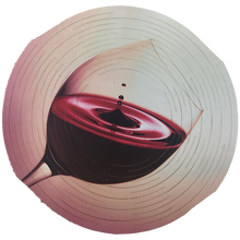 Load image into Gallery viewer, Leather Wine Carrier "Wine Glass"