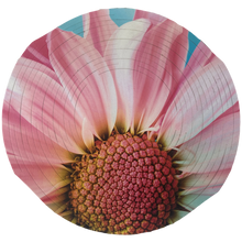 Load image into Gallery viewer, Leather Wine Carrier "Pink Daisy"