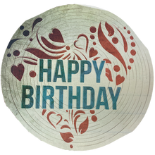 Load image into Gallery viewer, Leather Wine Carrier "Happy Birthday"