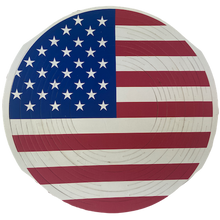 Load image into Gallery viewer, Leather Wine Carrier "Stars & Stripes"