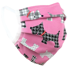 Load image into Gallery viewer, Pink Terriers - Surgical Style Face Masks