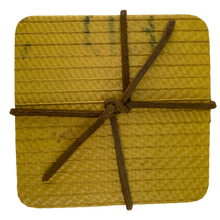 Load image into Gallery viewer, Fire Hose Coasters "Napa" - Yellow