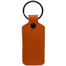 Load image into Gallery viewer, Orange TekTailor Key Chain made from upcycled fire hose