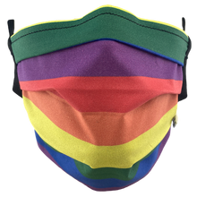 Load image into Gallery viewer, Rainbow Pride - Surgical Style Face Mask