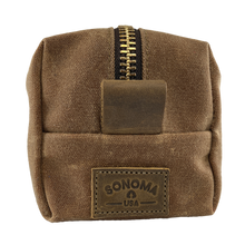 Load image into Gallery viewer, Waxed Canvas Dopp Kit Brown