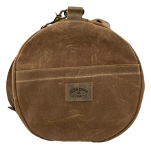 Load image into Gallery viewer, Waxed Canvas Duffle Bag Brown
