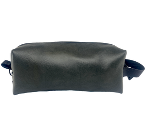 Black Leatherette Dopp Kit