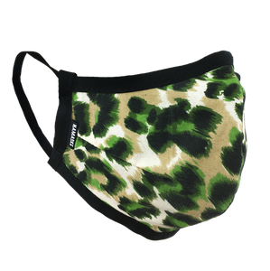 Animal Print Green - Namaske Style Face Mask