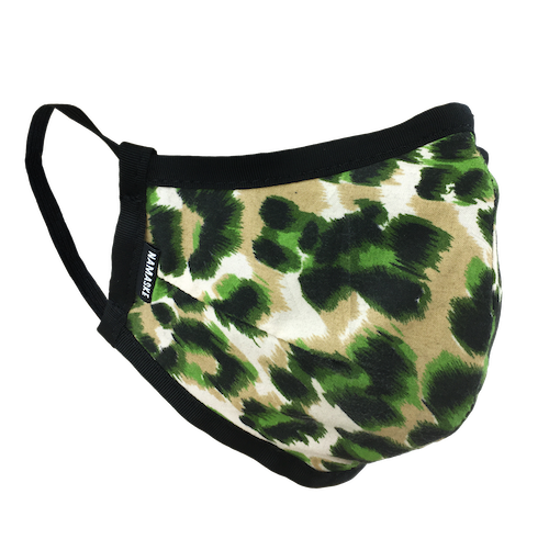 Animal Print Green - Namaske Style Face Mask