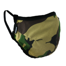 Load image into Gallery viewer, Woodland Camo - Namaske Style Face Mask
