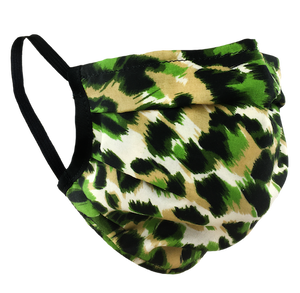 Animal Print Green - Surgical Style Face Mask