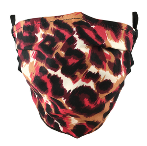 Animal Print Red - Surgical Style Face Mask