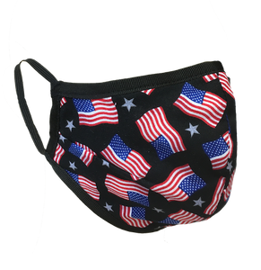 American Flags - Namaske Style Face Mask