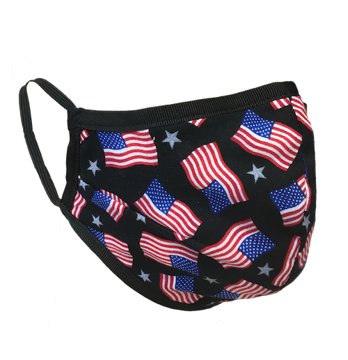 American Flags - Namaske Style Face Mask