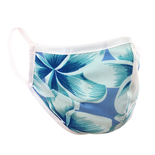 Namaske Reusable Face Masks with Tropical Breeze Hawaiian Flower Print