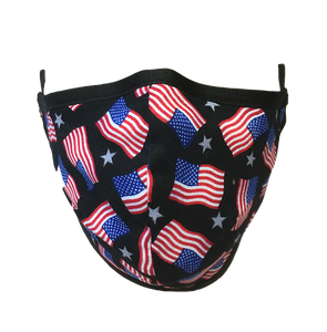 American Flags - Namaske Style Face Mask