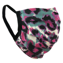 Load image into Gallery viewer, Animal Print Pink - Surgical Style Face Mask
