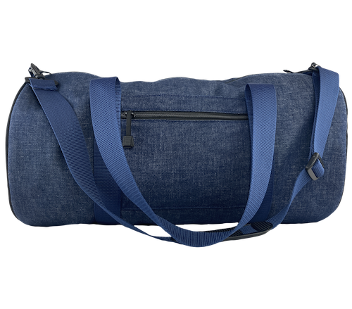 Denim gym bag sales