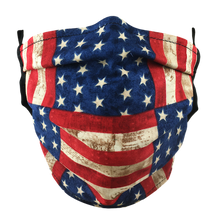 Load image into Gallery viewer, Stars &amp; Stripes - Surgical Style Face Mask
