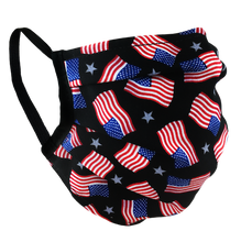 Load image into Gallery viewer, American Flags - Surgical Style Face Mask
