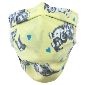 Kittens Yellow - Surgical Style Face Mask