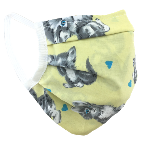 Kittens Yellow - Surgical Style Face Mask