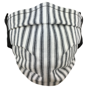 Black Stripes - Surgical Style Face Mask