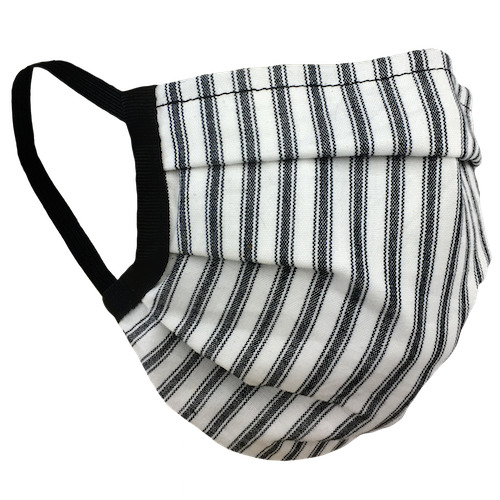 Black Stripes - Surgical Style Face Mask