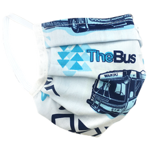 Load image into Gallery viewer, Hawaiian Bus - Surgical Style Face Mask
