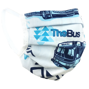 Hawaiian Bus - Surgical Style Face Mask