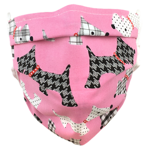 Pink Terriers - Surgical Style Face Masks