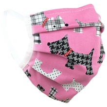 Load image into Gallery viewer, Pink Terriers - Surgical Style Face Masks
