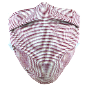 Gingham Check Red - Surgical Style Face Mask