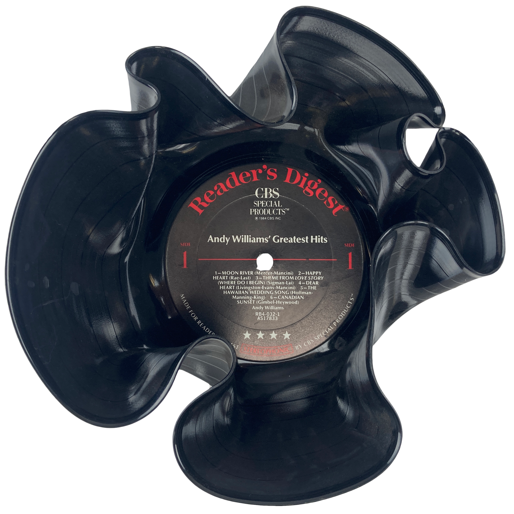 tilstrækkelig rygrad gispende Vinyl Record Bowl made from repurposed Andy Williams album – TekTailor
