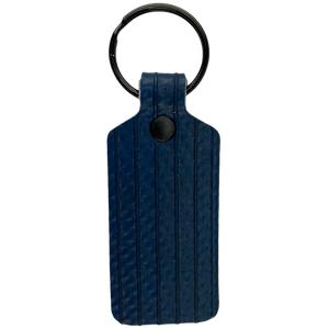 Blue TekTailor Key Chain made from upcycled fire hose
