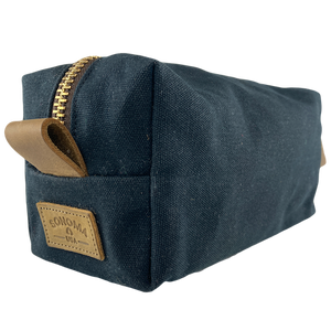 Waxed Canvas Dopp Kit Black